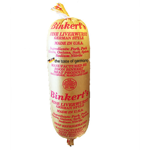 Binkert's Liverwurst, Finely Ground,  1lbs.