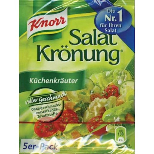 Knorr "Salatkroenung" Kitchen Herbs Salad Dressing Mix, 5 sachets