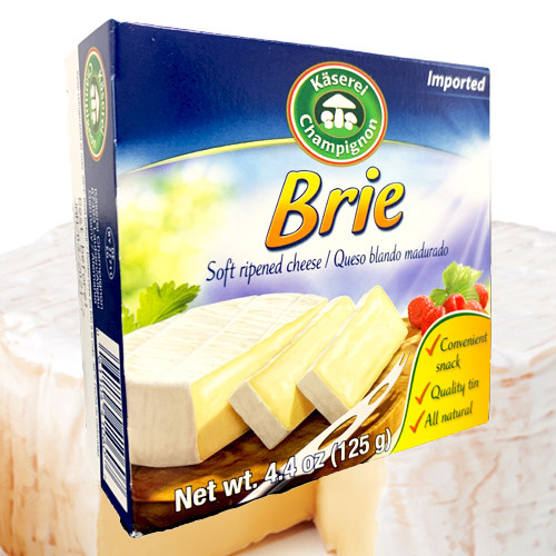 Kaeserei Champignon Bavarian Brie in Tin 4.5 oz.