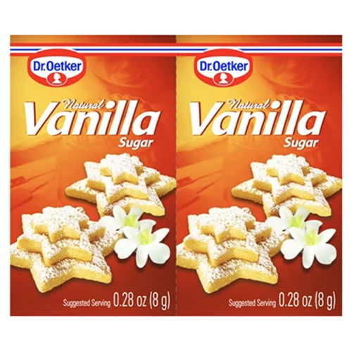 Dr. Oetker Natural Vanilla Sugar 6 Packets .28 oz per packet