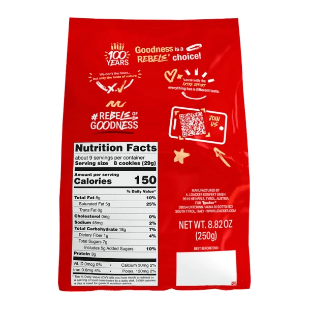 Loacker Hazelnut Wafer Cubes, 8.8 oz.