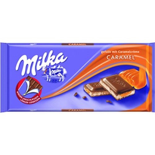 Milka Caramel Filled Chocolate Bar