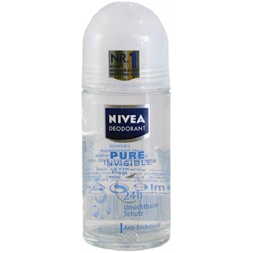Nivea Pure Invisble Roll-On Deodorant from Germany 1.75 fl.oz.