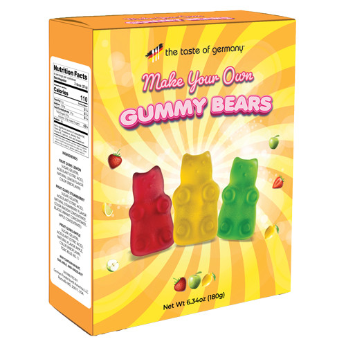 The Taste of Germany "Make Your Own Gummy Candies" Kit, Mix Only 6.4 oz