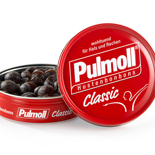 Kalfany Pulmoll Cough Drops with Licorice 2.6 oz in tin