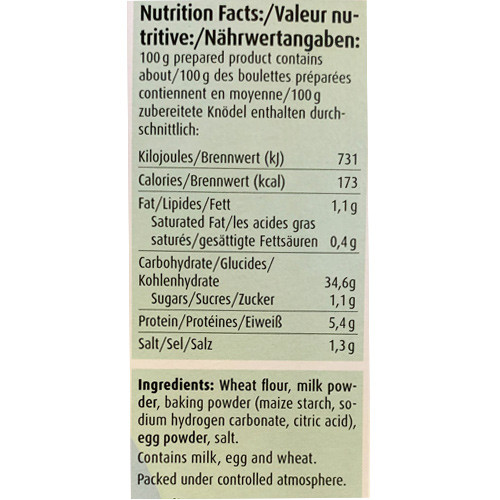 Werners Bohemian Dumplings 8.1oz