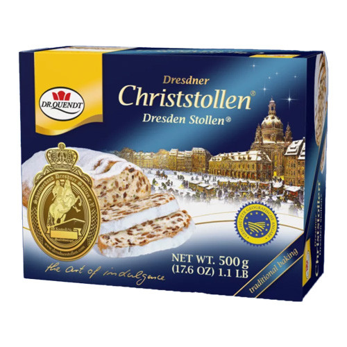 Dr. Quendt Dresdner Christstollen in Gift Box, 500g