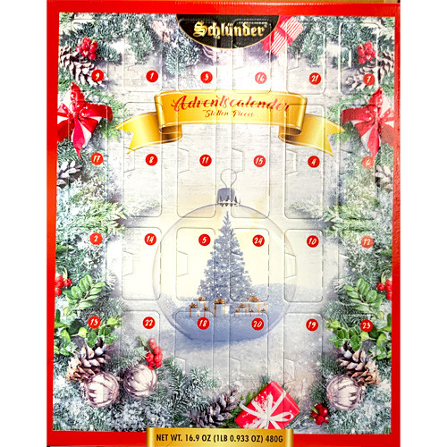 Schluender Dresdner Stollen Bites Advent Calendar 16 oz.