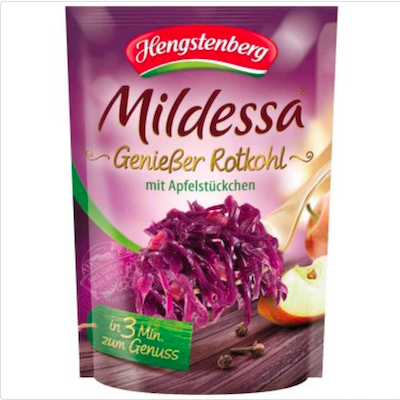 Hengstenberg Red Cabbage with Apples in Pouch 14 oz