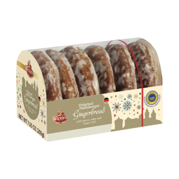Wicklein Glazed Oblaten Lebkuchen 14% Nuts