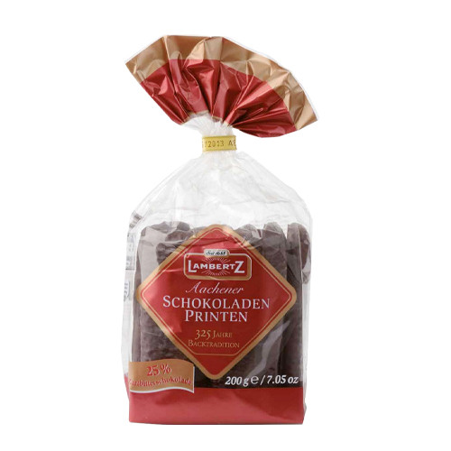 Lambertz Aachen "Chocolate Printen "Lebkuchen in Bag