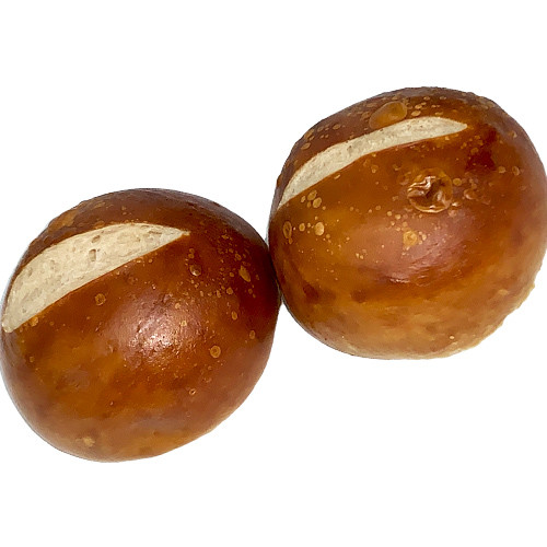 The Taste of Germany Pretzel Hamburger Buns, round, 5 oz, 10 pc. handmade, frozen