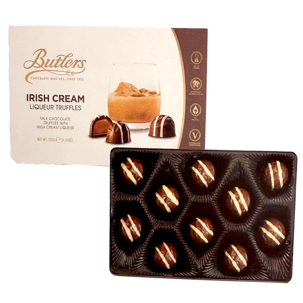 Butlers Irish Cream Liquor Pralines in Gift Box, 4.4 oz