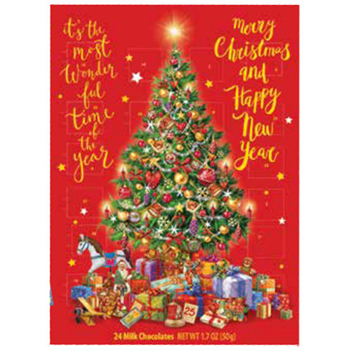 Erika's Milk Chocolate Traditional Advent Calendar, 1.7 oz