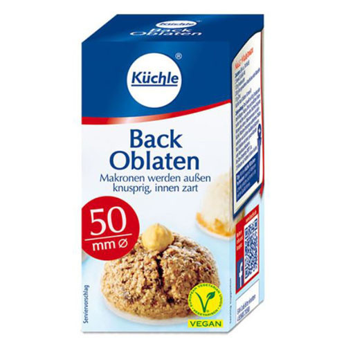 Kuechle Oblaten Round Baking Wafers 50mm 1.3 oz