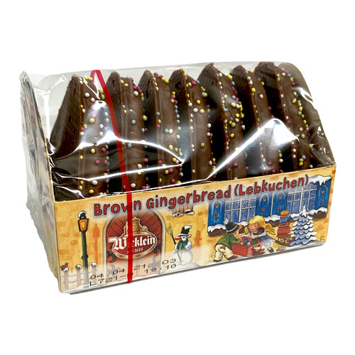 Wicklein Chocolate Gingerbread Hearts with Sprinkles, in gift pack 7.6 oz