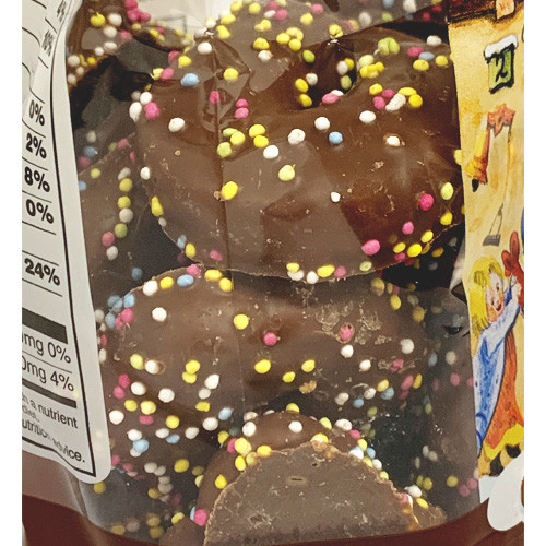 Wicklein "Nuernberger Allerlei" Milk Chocolate Gingerbreads with Sprinkles, in Bag 7 oz.