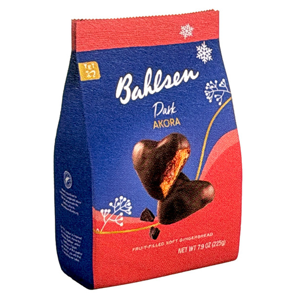 Bahlsen "Akora" Chocolate Covered Gingerbread Hearts, 7.9 oz
