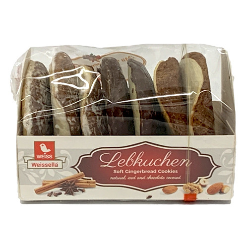 Weissella Assorted Oblaten Gingerbreads, Glazed and Chocolate, 7 oz
