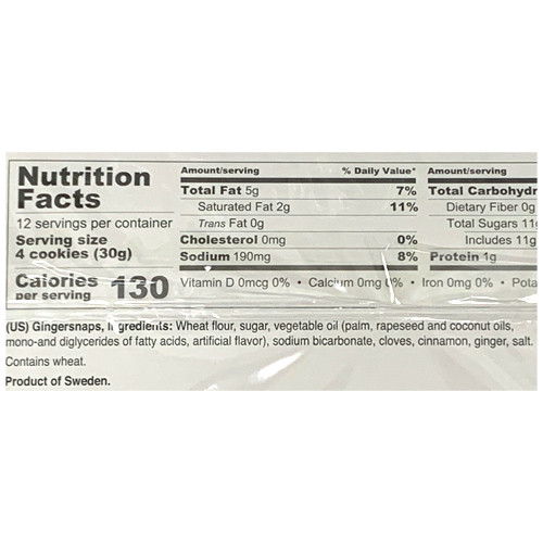 Nyakers Original Swedish Gingersnap Figures, 13 oz