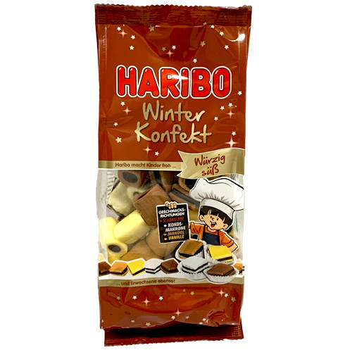 Haribo Winter Konfekt Candy Coated Licorice Assortment 10.6 oz
