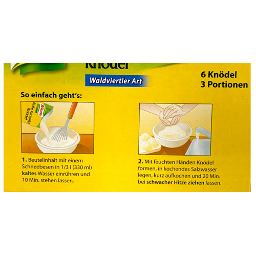 Knorr Austrian "Waldviertel" Coarsely Ground Potato Dumplings 5.6 oz
