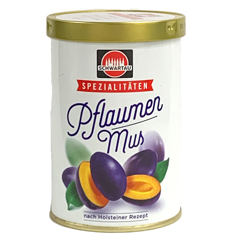 Schwartau Holstein Premium Plum Butter in tin, 12.3 oz