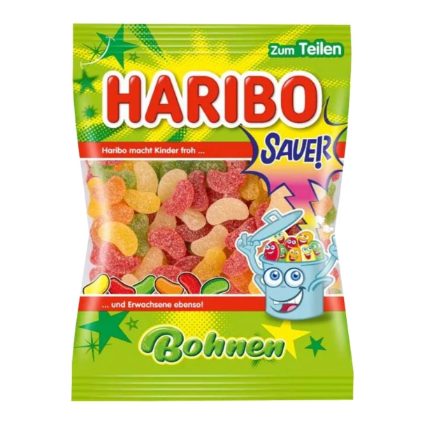 Haribo Saure Bohnen Sour Gummy
