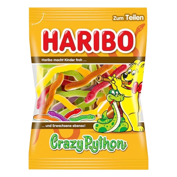 Haribo Crazy Phyton Gummy and Marshmallow Candy