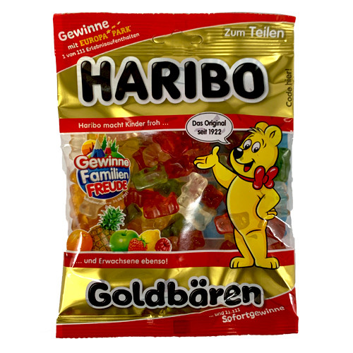 Haribo Gold Bears Gummies, "Classic,"  175g - made in Germany