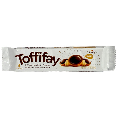 Toffifay Whole Hazelnut in Caramel Candy 4 pack, 1.2 oz