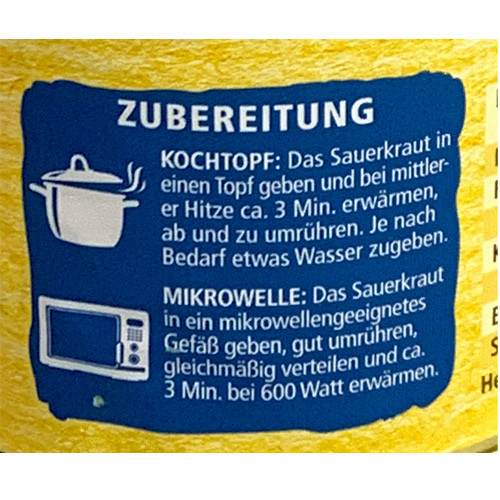 Hengstenberg Riesling Wine Sauerkraut, 14.4 oz