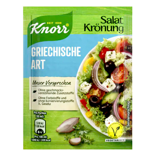 Knorr "Salatkroenung" Greek Salad Dressing Mix, 5 sachets