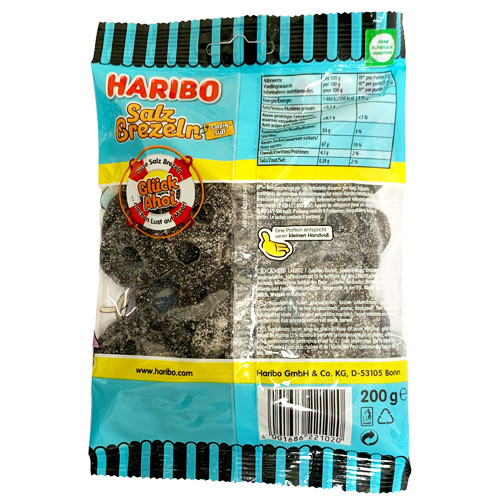 Haribo "Salz Brezeln" Licorice Pretzels 175g - made in Germany