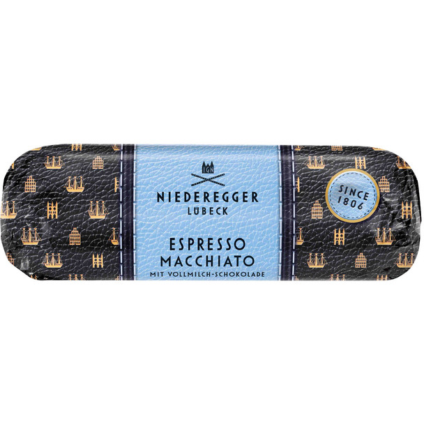 Niederegger Milk Chocolate Covered Marzipan Loaf - Espresso Macchiato, 4.4 oz
