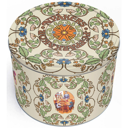Nyakers Original Swedish Gingersnaps in Large Botanical Decorative Gift Tin, 26.45 oz