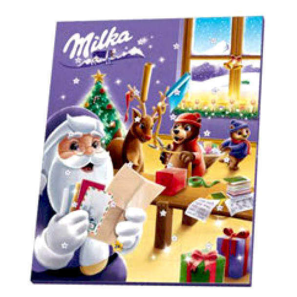 Milka "Santa"  Chocolate-Filled Advent Calendar, 90g