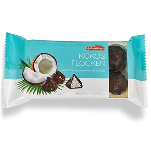 Schluckwerder Coconut "Mountains" in Dark Chocolate, 7.05 oz