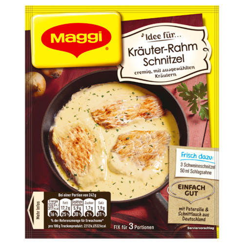 Maggi "Fix" Schnitzel Sauce, Herbs & Cream, 1 oz