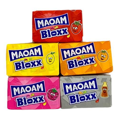Maoam Assorted "Fruit" Chewy Candies, 5 Flavors, 3.9 oz