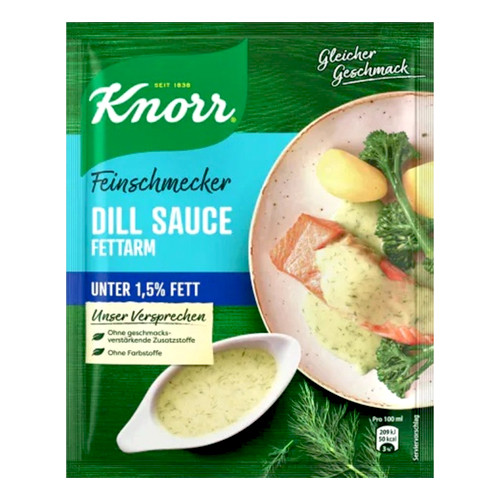 Knorr "Feinschmecker" Dill Sauce, low fat, 1 oz