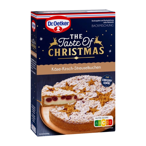 Dr. Oetker Chocolate Kaise-Kirsch-Streuselkuchen Cake Mix