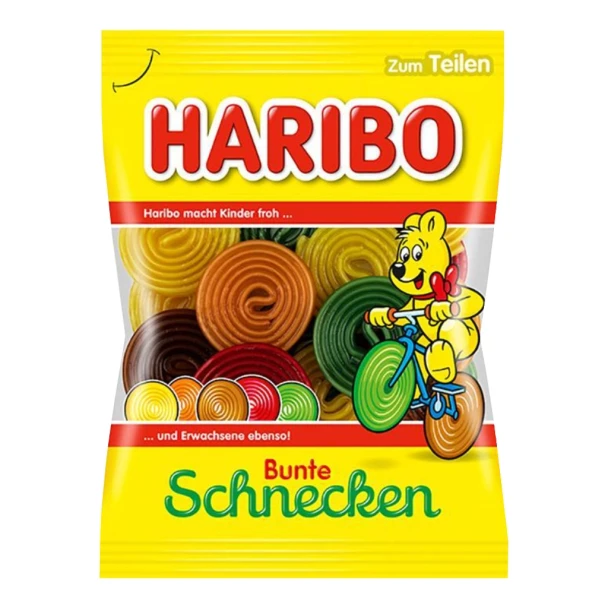 Haribo Rotella Bunte Schnecken Cola & Fruit Gummies in Bag