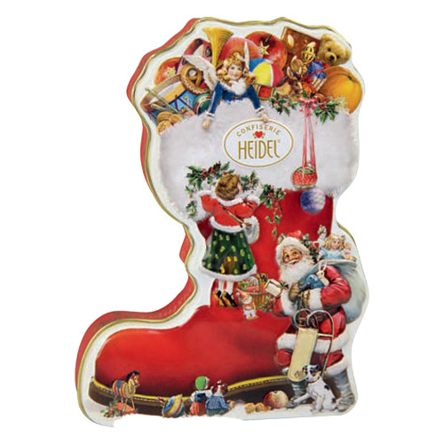 Santa Boot Praline Tin