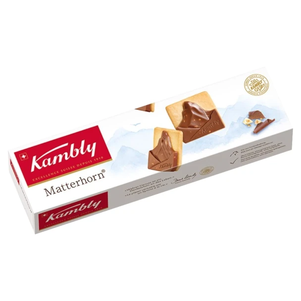 Kambly Matterhorn Swiss Chocolate Butter Cookies