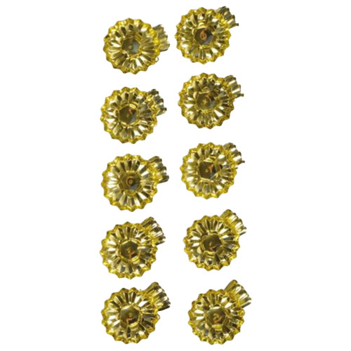 The Taste of Germany Christmas Candle Holders 10 pack, Gold