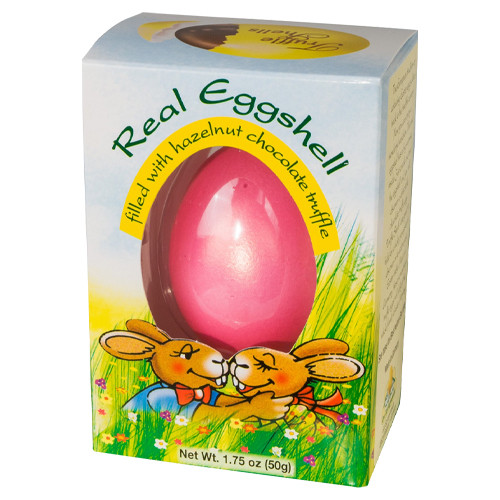 Gut Springenheide Brilliant Real Easter Egg Filled With Hazelnut Chocolate Truffle, 1.7 oz