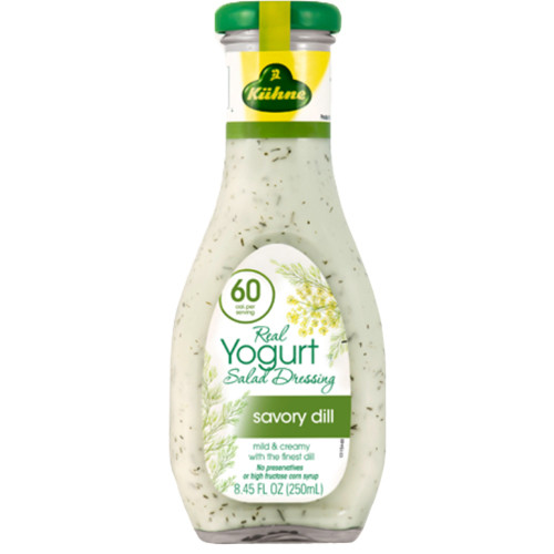 Kuehne Real Yogurt Salad Dressing with Savory Dill - 8.45 oz.