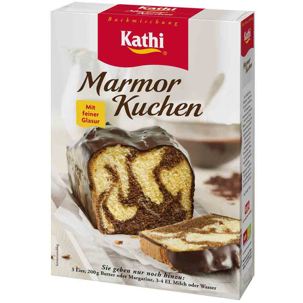 Kathi German Marble Pound Cake with Cocoa Glaze Baking Mix, 15.9 oz