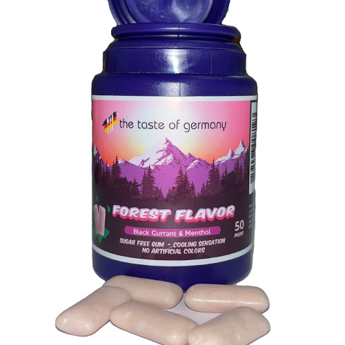The Taste of Germany "Forest Flavors" Chewing Gums, Triple Pack